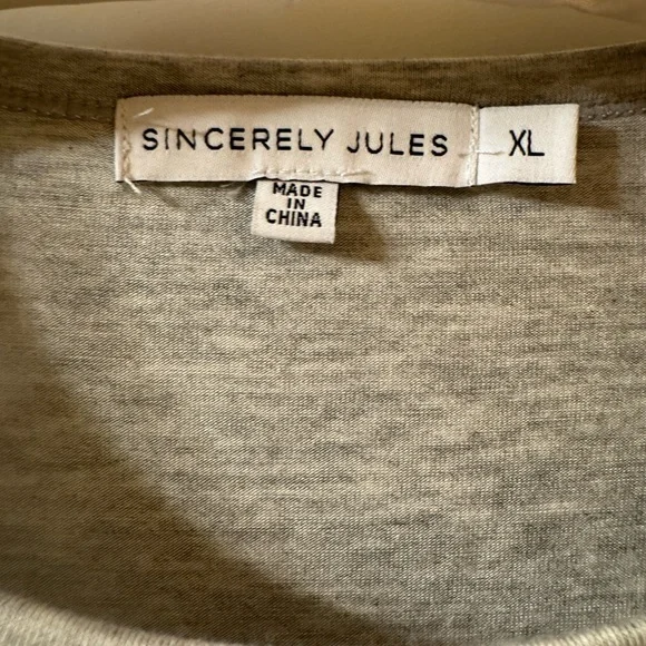 NWT 3 Piece Jumpsuit Set Gray Size XL - Picture 7 of 13